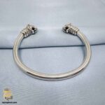 دستبند نقره مردانه بنگل مدل BSM B120