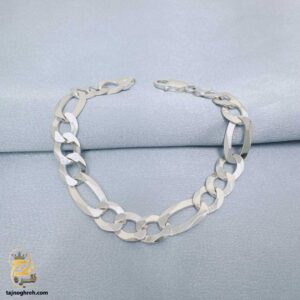 دستبند نقره مردانه ایتالیایی مدل BSM B109