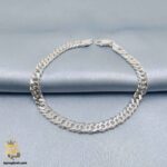 دستبند نقره کارتیه مردانه مدل BSM B111