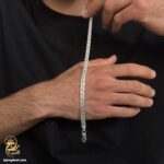دستبند نقره کارتیه مردانه مدل BSM B111
