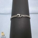 دستبند نقره مردانه ایتالیایی مدل BSM B115