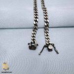 دستبند نقره ایتالیایی مردانه مدل BSM B115