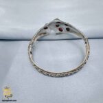 دستبند نقره نگین دار پسرانه مدل BSM B117