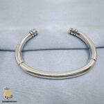 دستبند نقره مردانه بنگل مدل BSM B118