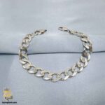 دستبند نقره مردانه ایتالیایی مدل BSM B122
