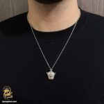 گردنبند نقره مردانه تاج مدل NSM N39
