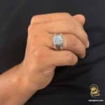 انگشتر نقره اسپرت مردانه مدل RSM K139
