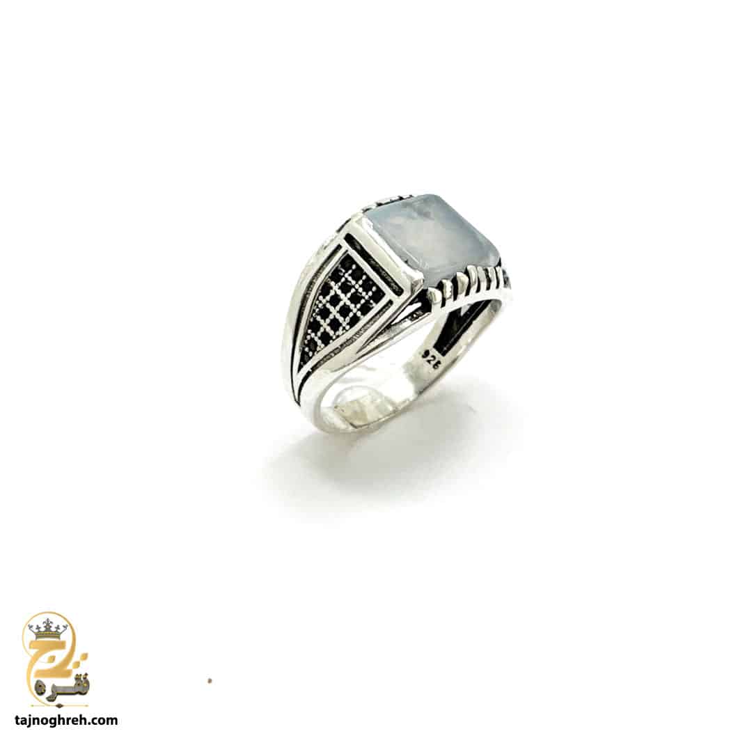 men-silver-ring-rsm-k139-5 انگشتر نقره مردانه اسپرت مدل RSM K139