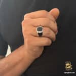 انگشتر نقره مردانه اسپرت مدل RSM K143