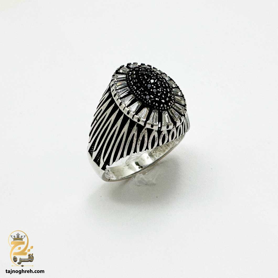 men-silver-ring-rsm-k145 انگشتر نقره مردانه شیک مدل RSM K145