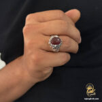 انگشتر نقره مردانه عقیق یمنی مدل RSM K158 IMAGE3