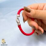 دستبند امگا نقره زنانه مدل DSW D95 نمای دست