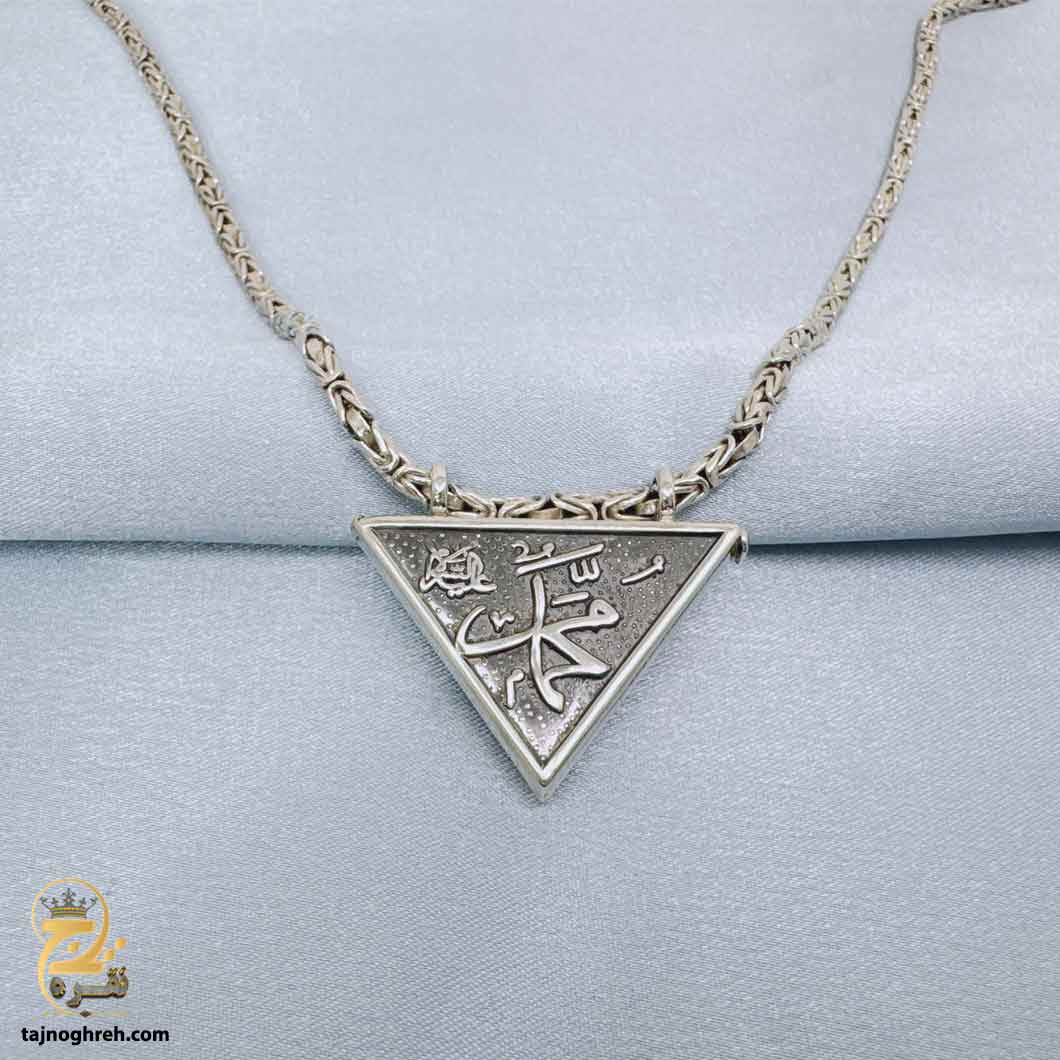 prayer-necklace-nsm-n87 گردنبند جای دعا نقره مردانه مدل NSM N87