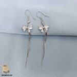 گوشواره نقره مجلسی مدل ESW E108