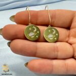 گوشواره نقره عروس طرح ماه و ستاره مدل ESW E109 IMAGE6