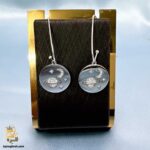 گوشواره نقره عروس طرح ماه و ستاره مدل ESW E109 IMAGE5