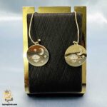 گوشواره نقره عروس طرح ماه و ستاره مدل ESW E109 IMAGE3