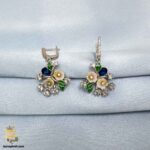 گوشواره نقره عروس مدل ESW E110