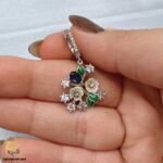 گوشواره نقره عروس مدل ESW E110