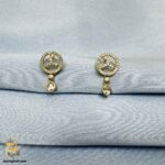 گوشواره نقره دخترانه طرح بنز مدل ESW E116