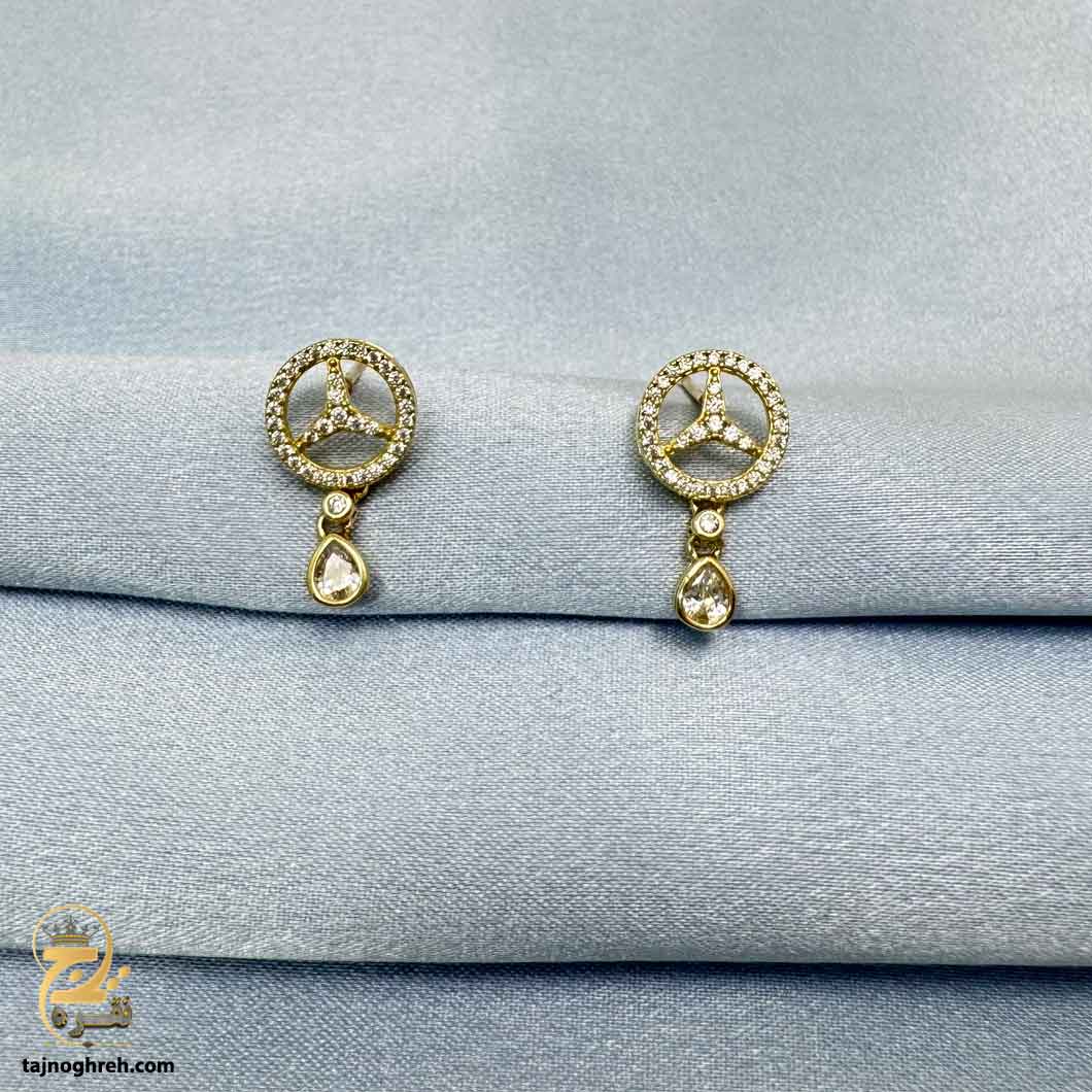 silver-earrin-esw-e116 گوشواره نقره دخترانه مدل ESW E116
