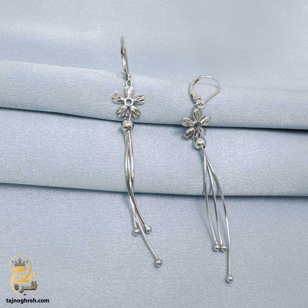 silver-earrin-esw-e121-3 گوشواره نقره مجلسی مدل ESW E121