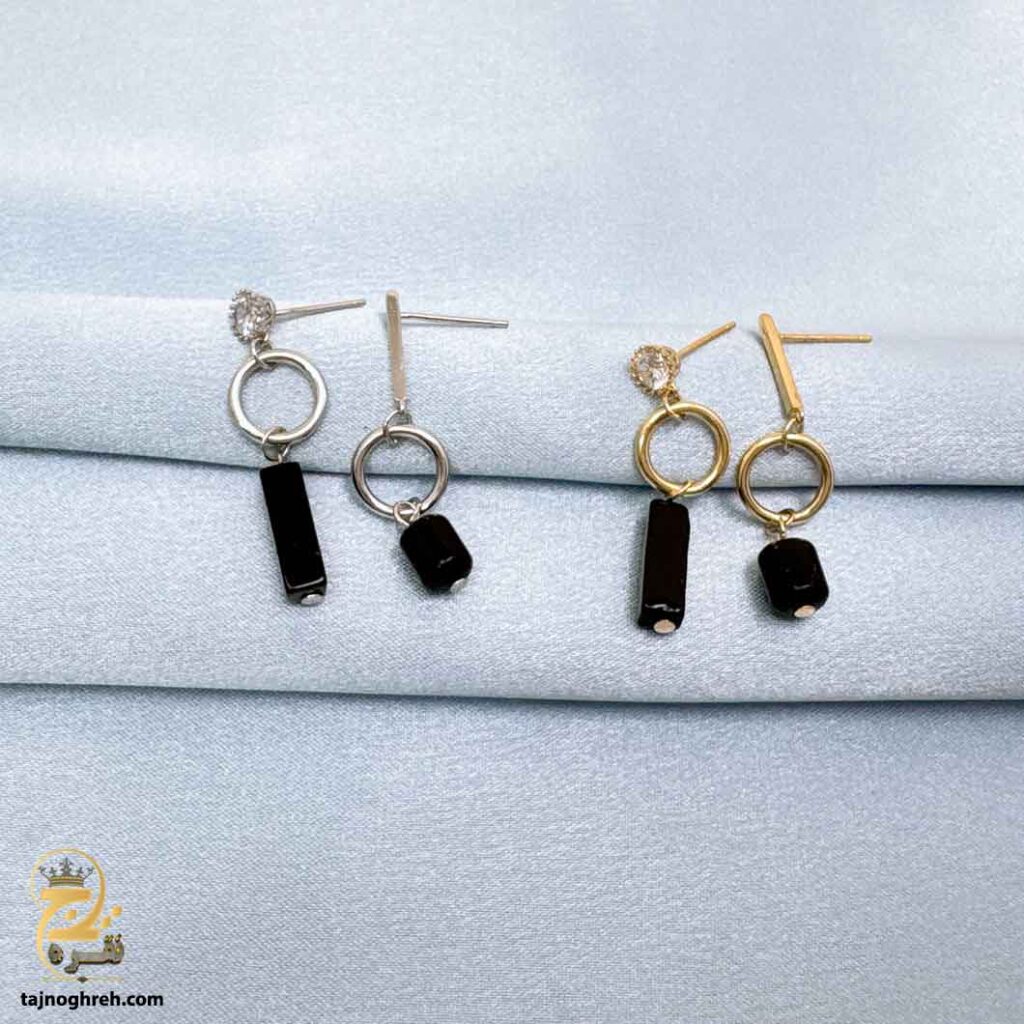 گوشواره نقره زنانه آویز مدل ESW E122