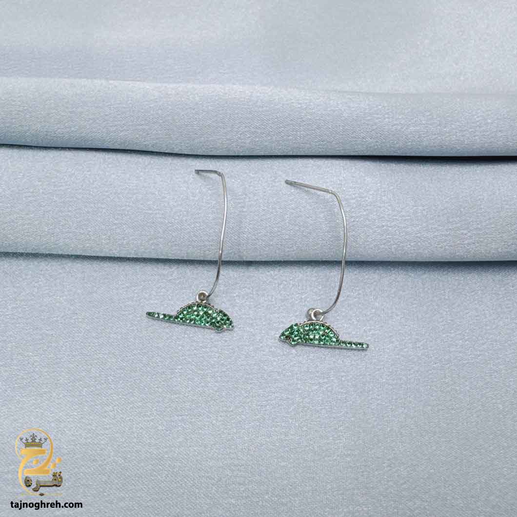 silver-earrin-esw-e124- گوشواره نقره ظریف مدل ESW E124