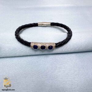 دستبند نقره زنانه پلاک دار مدل DSW D100