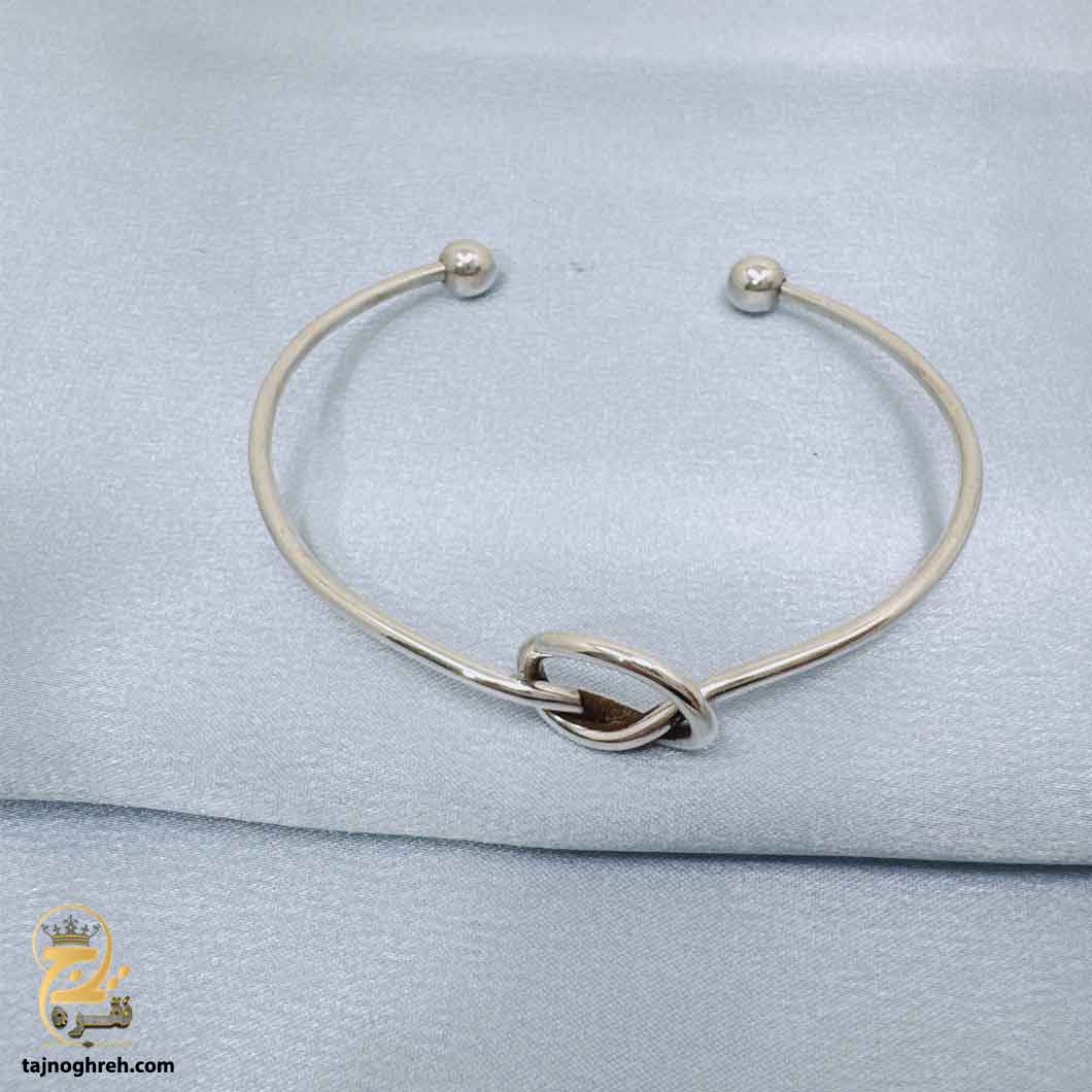 women-silver-bangle-dsw-d102-3 بنگل نقره زنانه مدل DSW D102