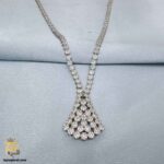 گردنبند نقره زنانه مجلسی نگین دار مدل ZSW Z103