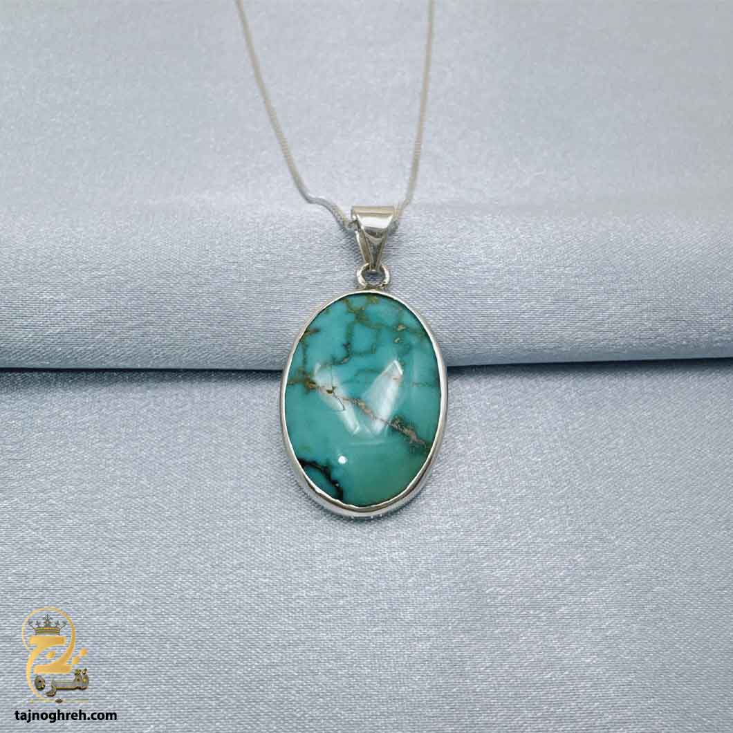 women-silver-necklace-sw-z108 گردنبند نقره زنانه با سنگ مدل ZSW Z108