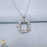 گردنبند نقره زنانه طرح تیفانی نگین دار مدل ZSW Z109