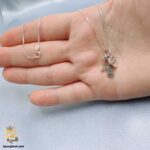 گردنبند نقره زنانه طرح گیتار و نت موسیقی مدل ZSW Z112 جزئیات کامل
