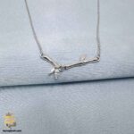 گردنبند نقره زنانه طرح شاخه درخت مدل ZSW Z114