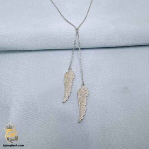 گردنبند نقره زنانه طرح بال مدل ZSW Z116