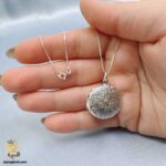 گردنبند قاب عکسی نقره مدل ZSW Z99
