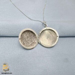 گردنبند قاب عکس نقره مدل ZSW Z99