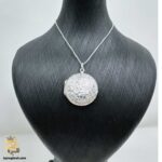 گردنبند قاب عکسی نقره زنانه مدل ZSW Z99