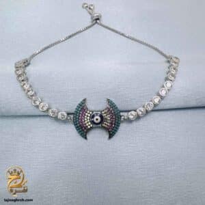 دستبند نقره زنانه چشم نظر مدل DSW D104