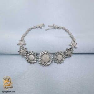دستبند نقره زنانه طرح خورشید مدل DSW D106