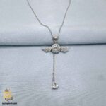 گردنبند نقره زنانه طرح بال فرشته مدل ZSW Z102