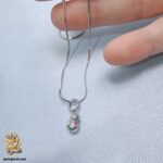 گردنبند نقره زنانه طرح دستکش بوکس مدل ZSW Z121 IMAGE3