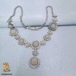 گردنبند نقره زنانه مجلسی طرح خورشید مدل ZSW Z129 IMAGE2