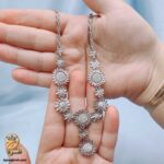 گردنبند نقره زنانه مجلسی طرح خورشید مدل ZSW Z129 IMAGE4