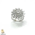انگشتر نقره زنانه مجلسی مدل RSW F70