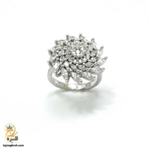 انگشتر نقره زنانه مجلسی مدل RSW F70