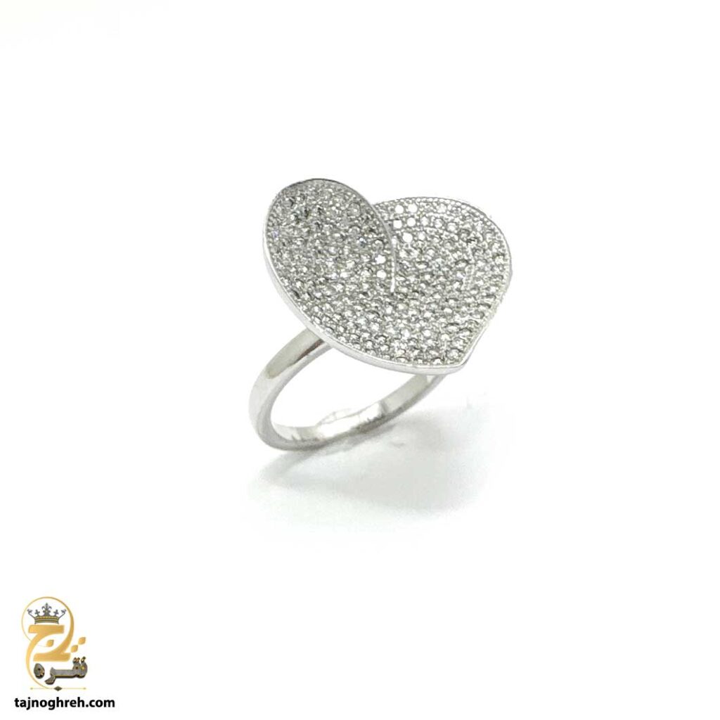 انگشتر نقره زنانه مجلسی مدل RSW F72