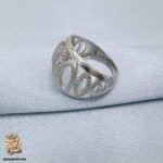 انگشتر نقره مجلسی زنانه طرح قالب طلا مدل RSW F77 IMAGE1