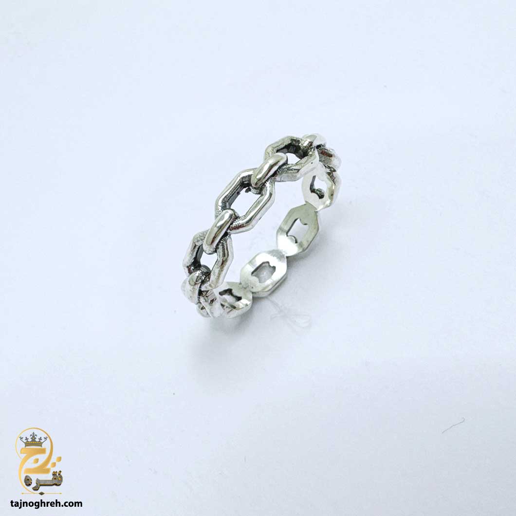 women-silver-ring-rsw-f79 انگشتر نقره زنانه بدون نگین مدل RSW F79